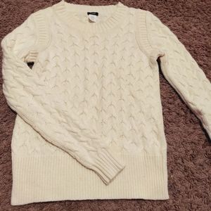 J. Crew cable knit sweater